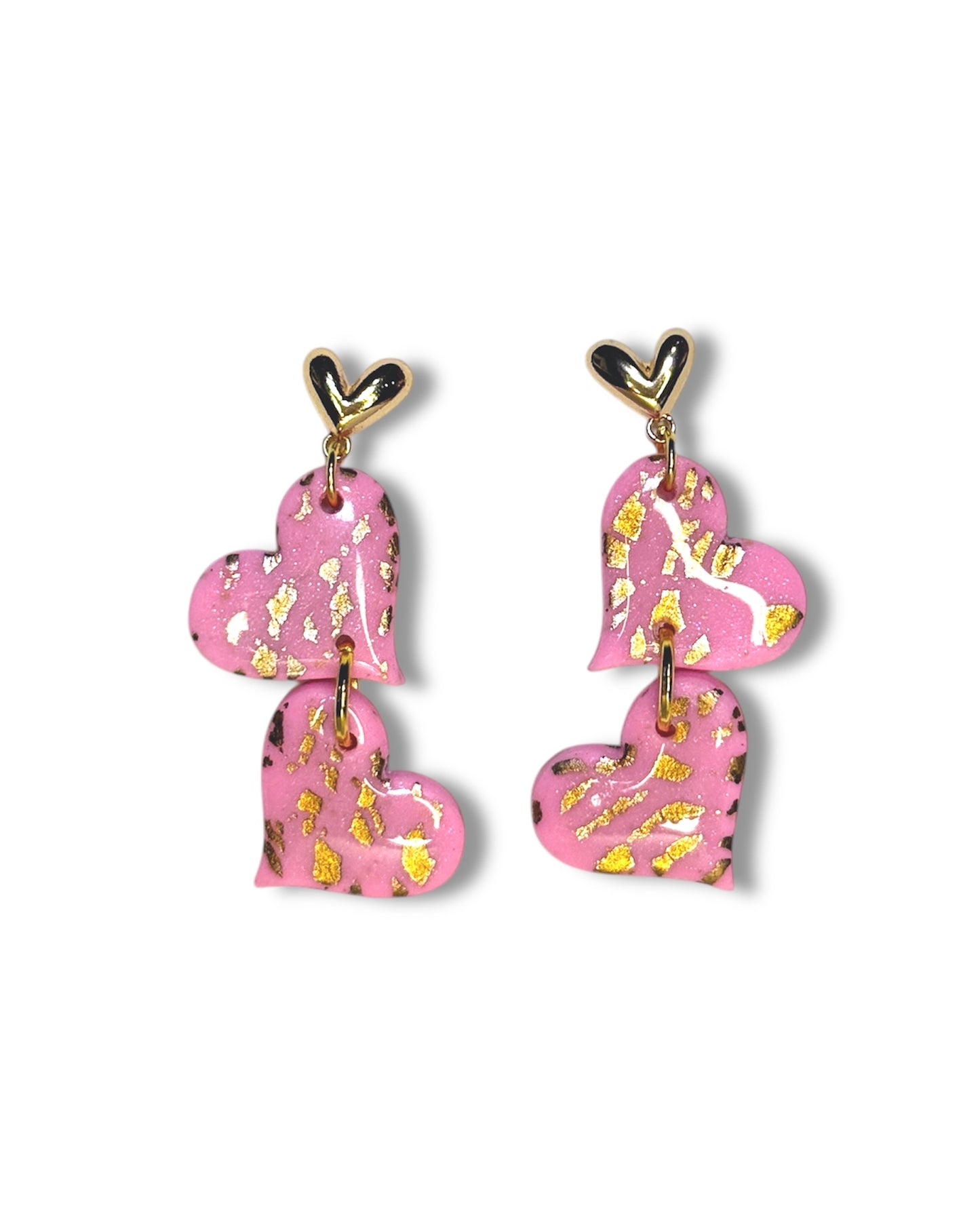Double Heart Earrings