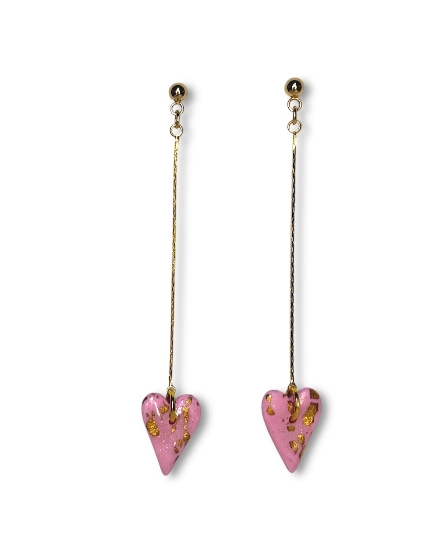 Dangle Heart Earrings