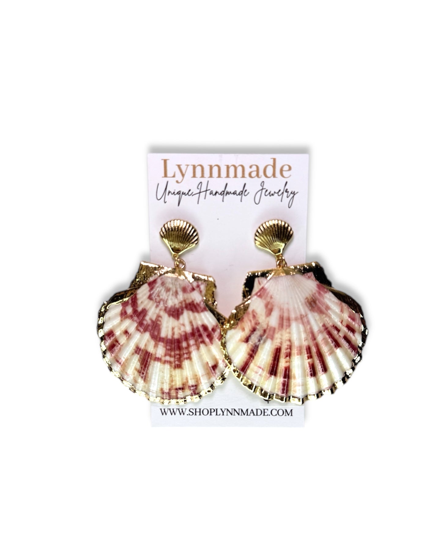 Large Statement Seashell Earrings