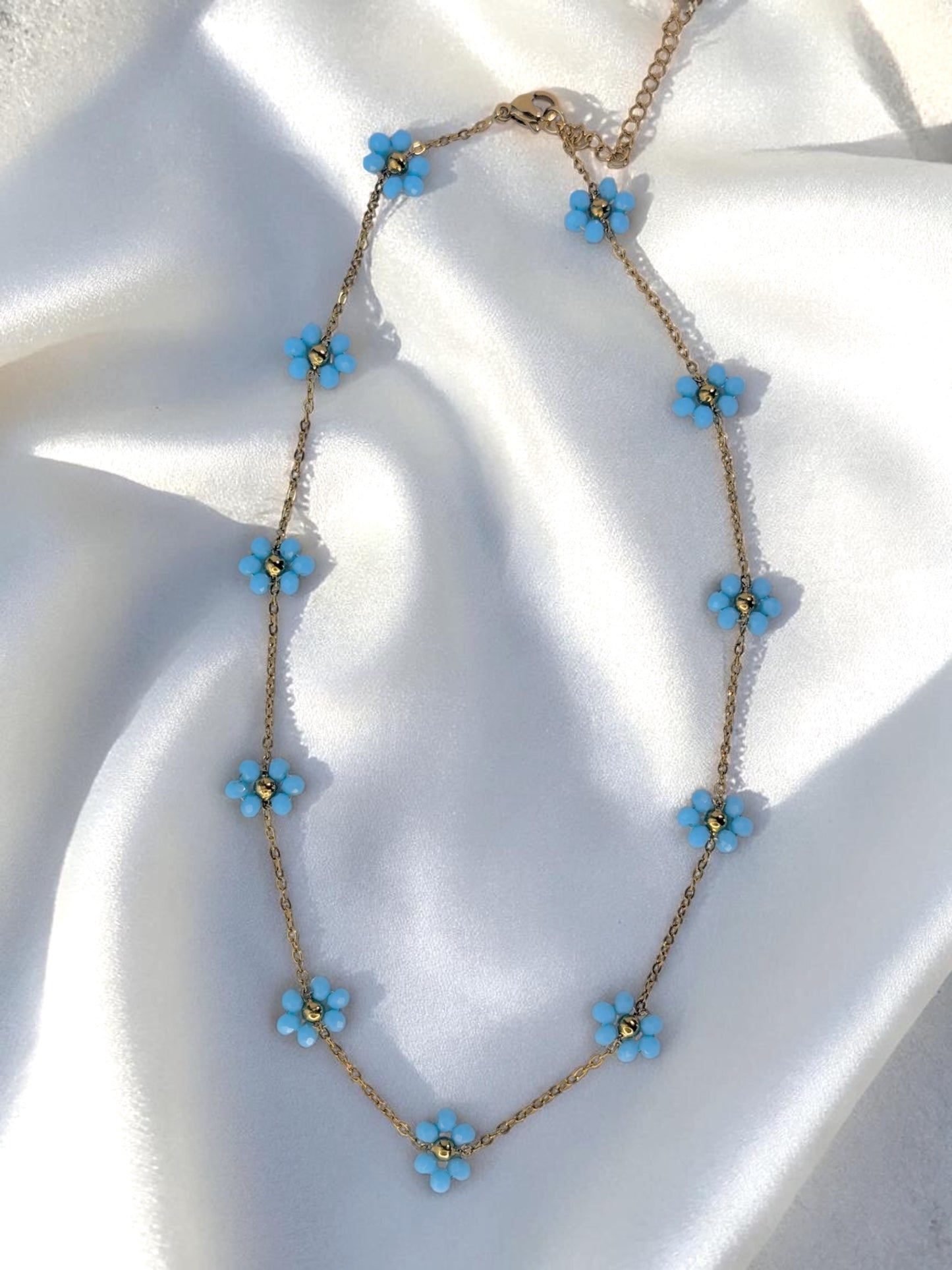 Turquoise Flower Necklace