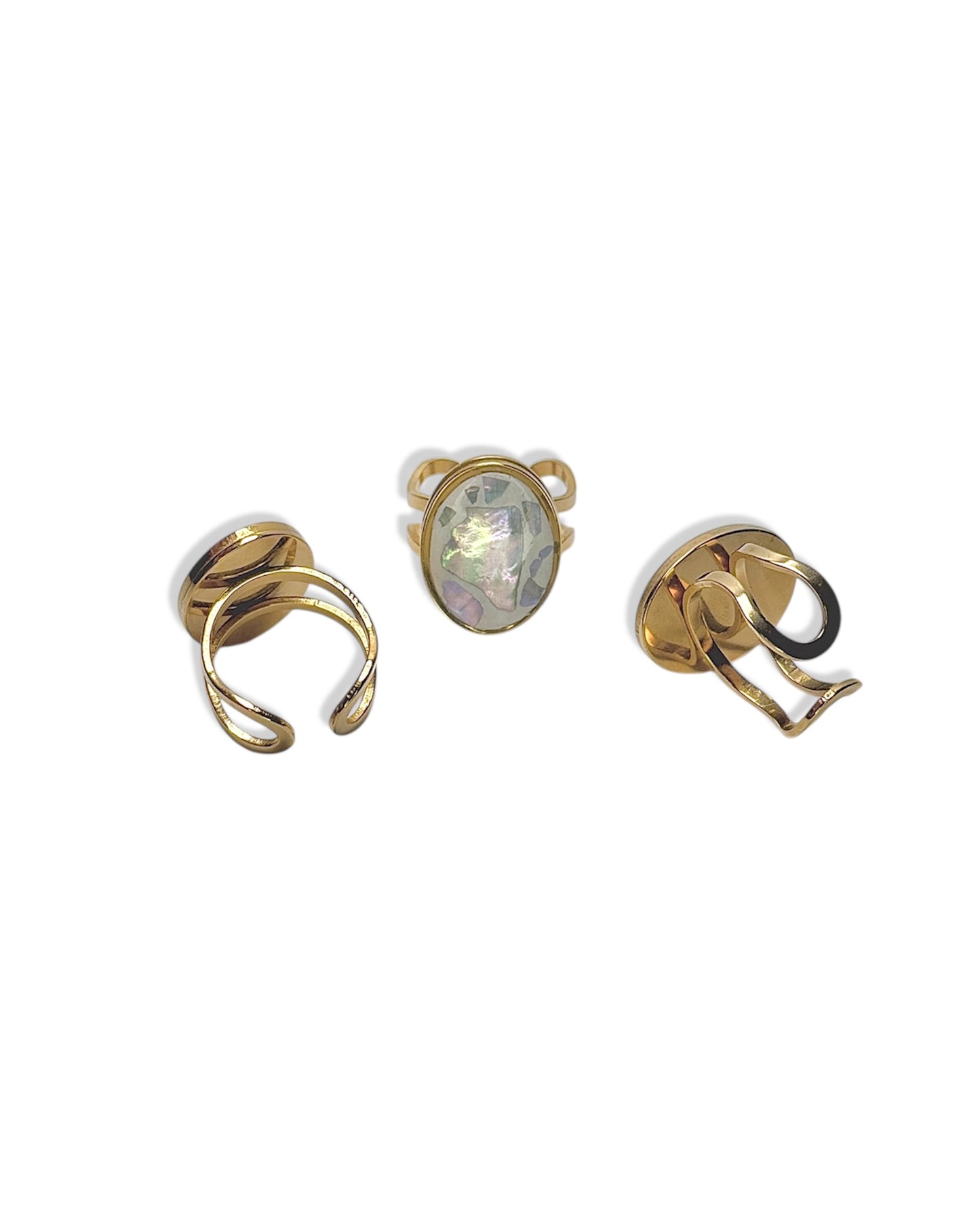 Abalone Shell Rings