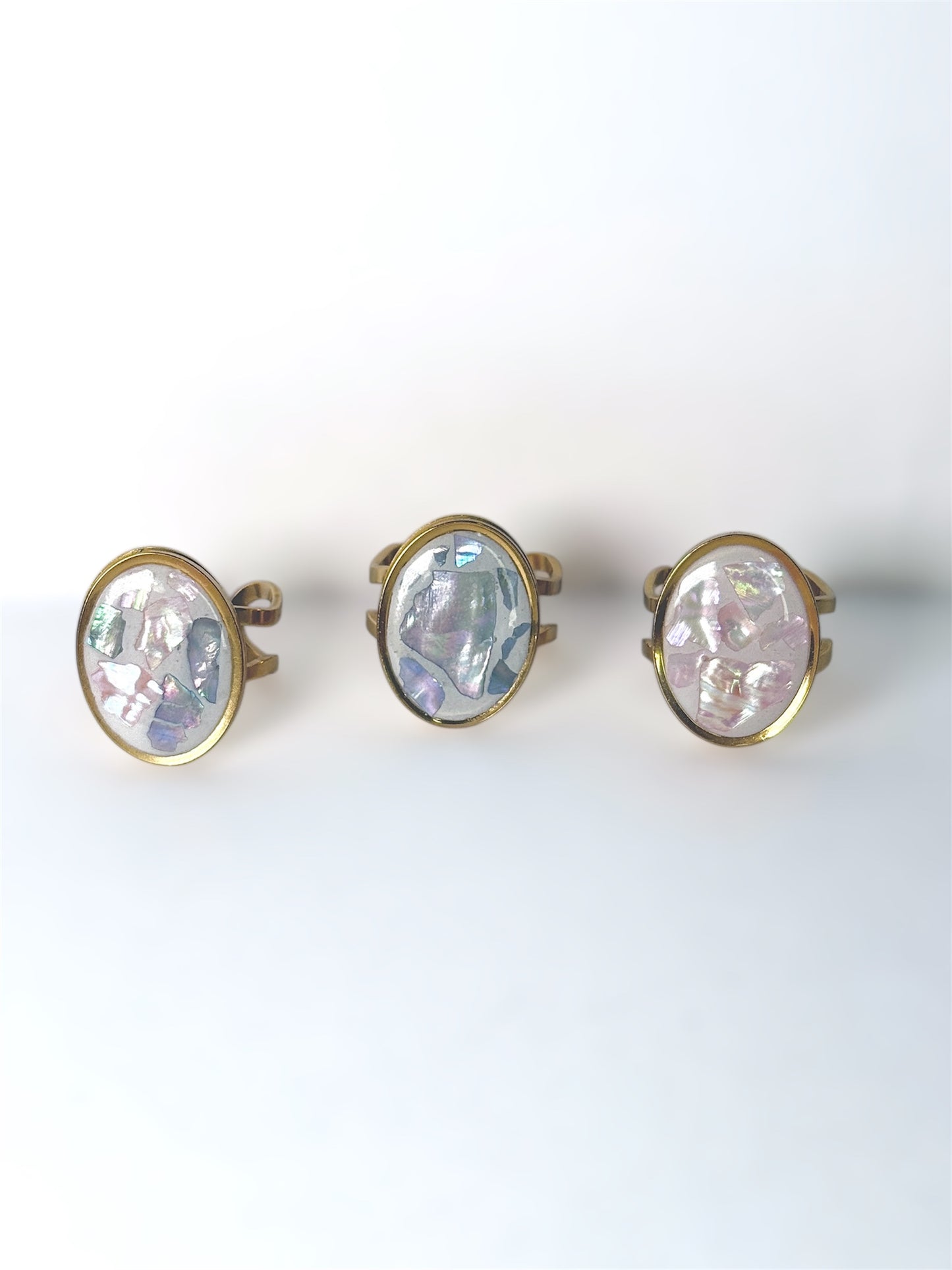 Abalone Shell Rings
