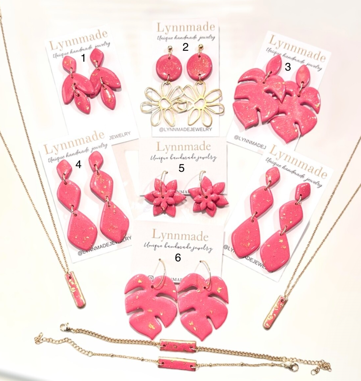 Pink Summer Shimmer Earrings