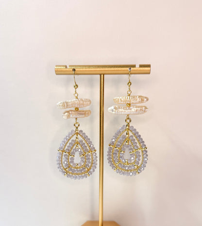 Ocean Empress Pearl Earrings