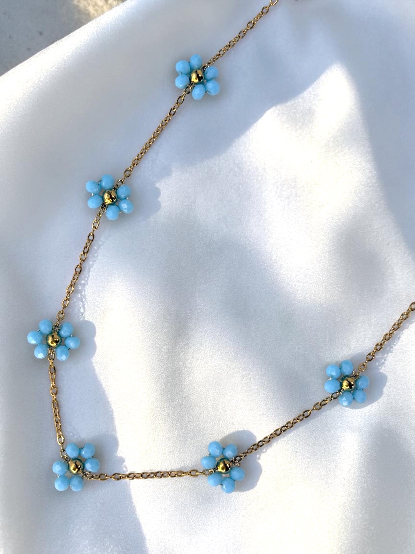 Turquoise Flower Necklace