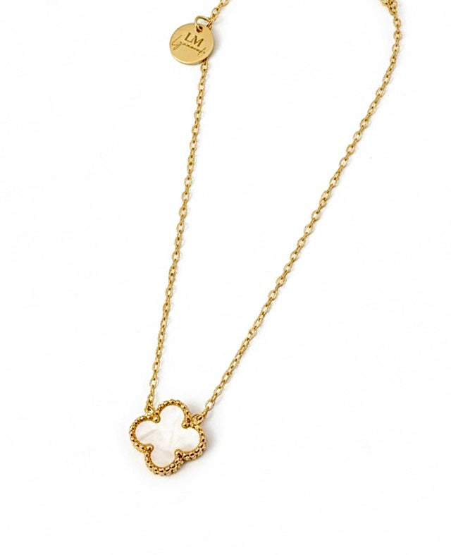 Clover Leaf Gift Set Necklace, Ring, and Earrings