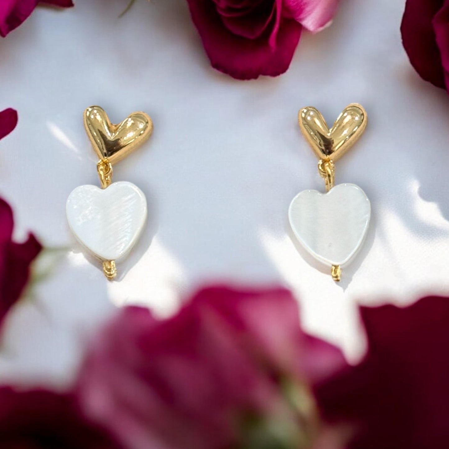 Dainty Love Dangle Earrings