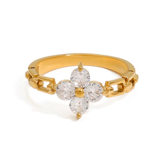 Golden Bloom Ring