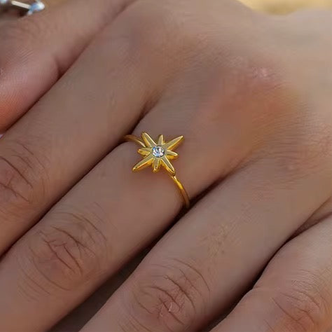 Gold Starlight Ring