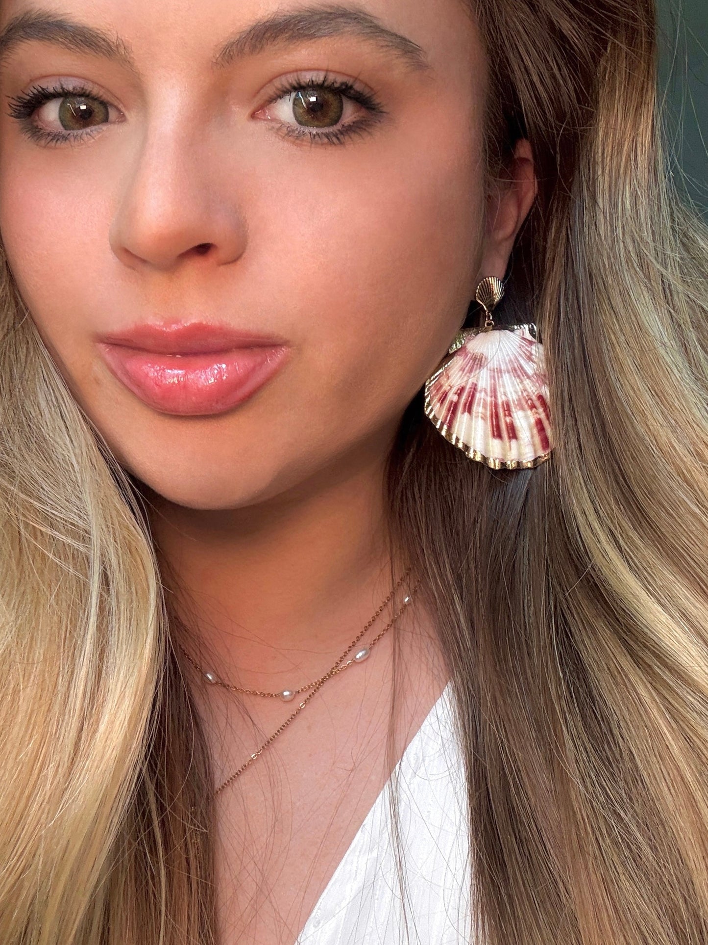 Statement Seashell Earrings