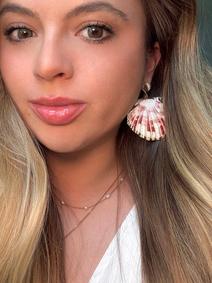 Statement Seashell Earrings