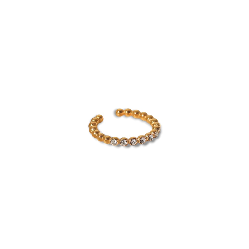 Radiant Bead Crystal Ring