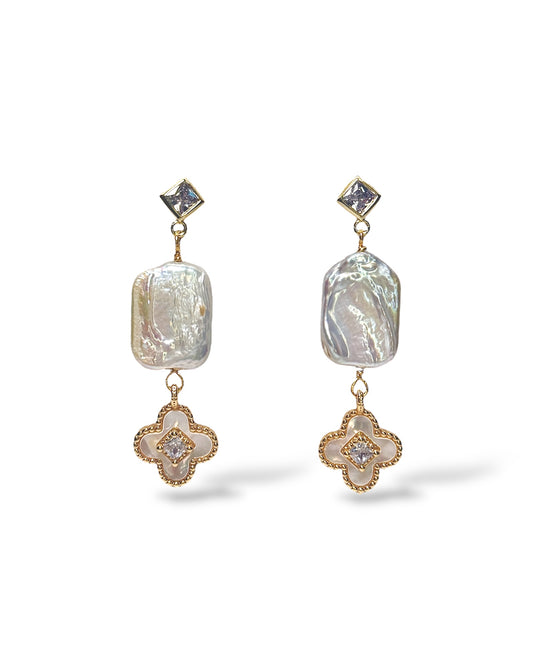 Pearl Garden Cascade Earrings