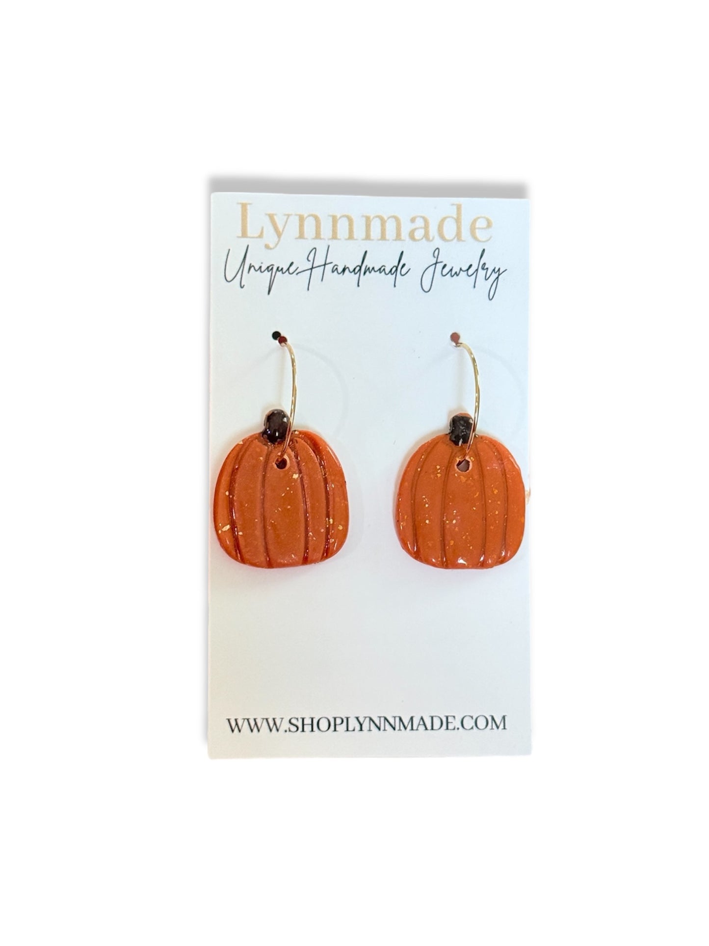 Fall Pumpkin Earrings
