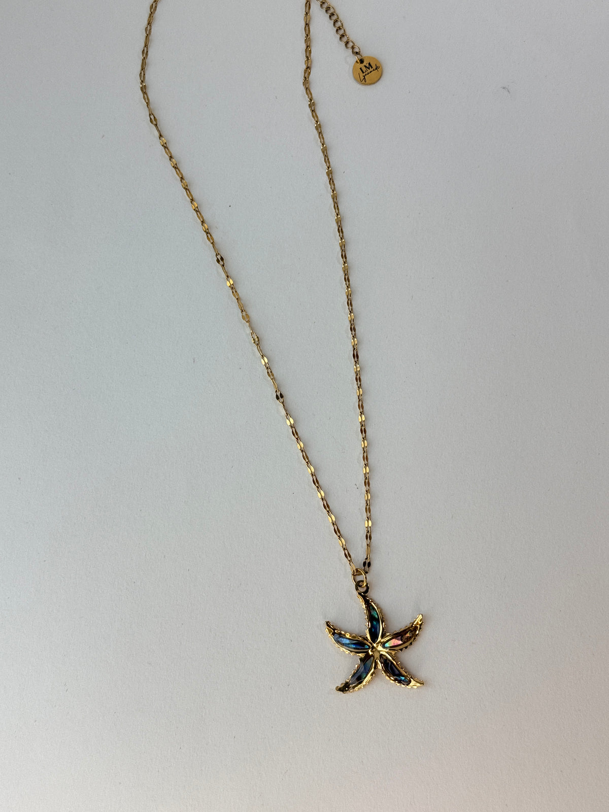 Abalone Starfish Waterproof Necklace