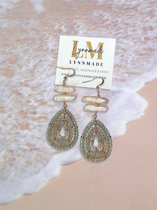 Ocean Empress Pearl Earrings