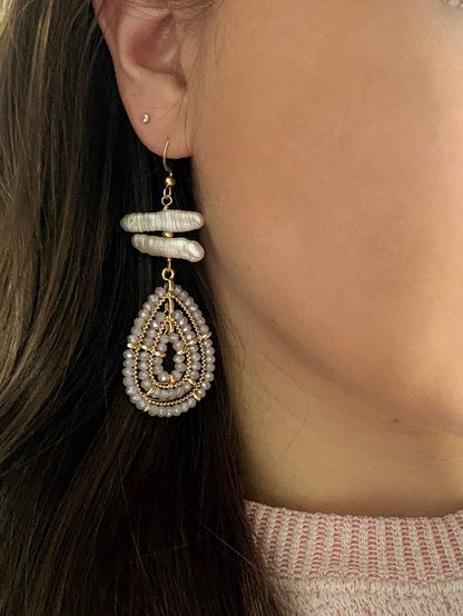 Ocean Empress Pearl Earrings