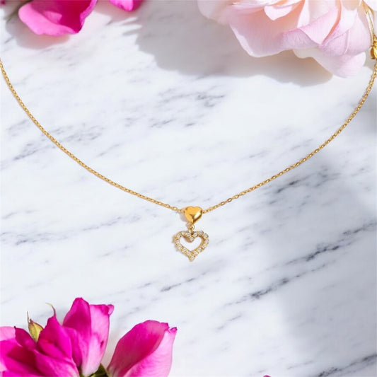 Petite Lumière Heart Necklace