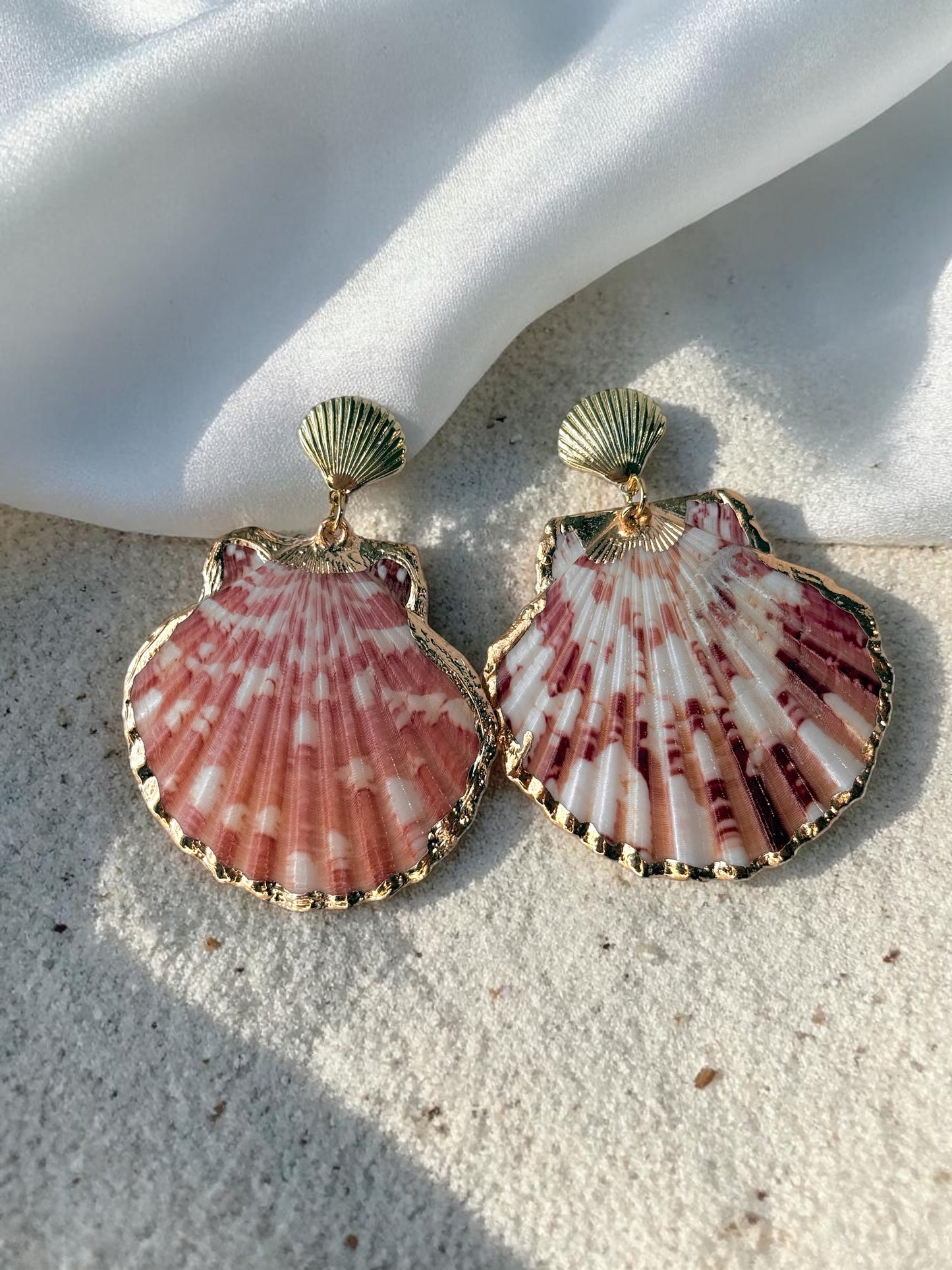 Statement Seashell Earrings
