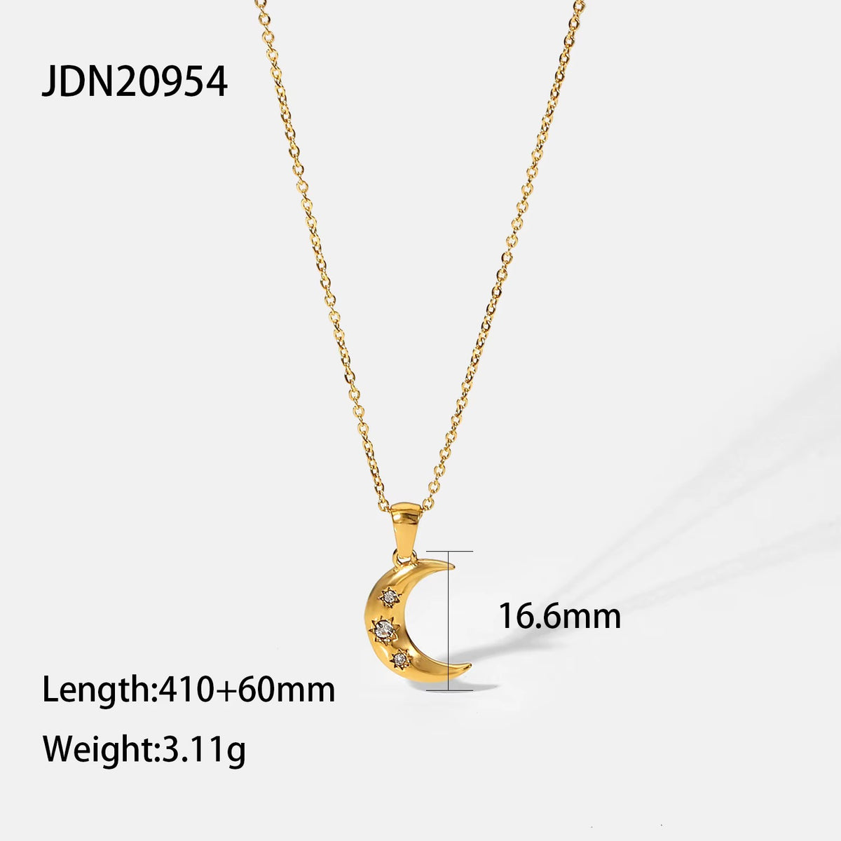 The Celestial Crescent Moon Necklace