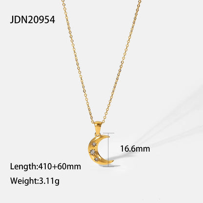 The Celestial Crescent Moon Necklace