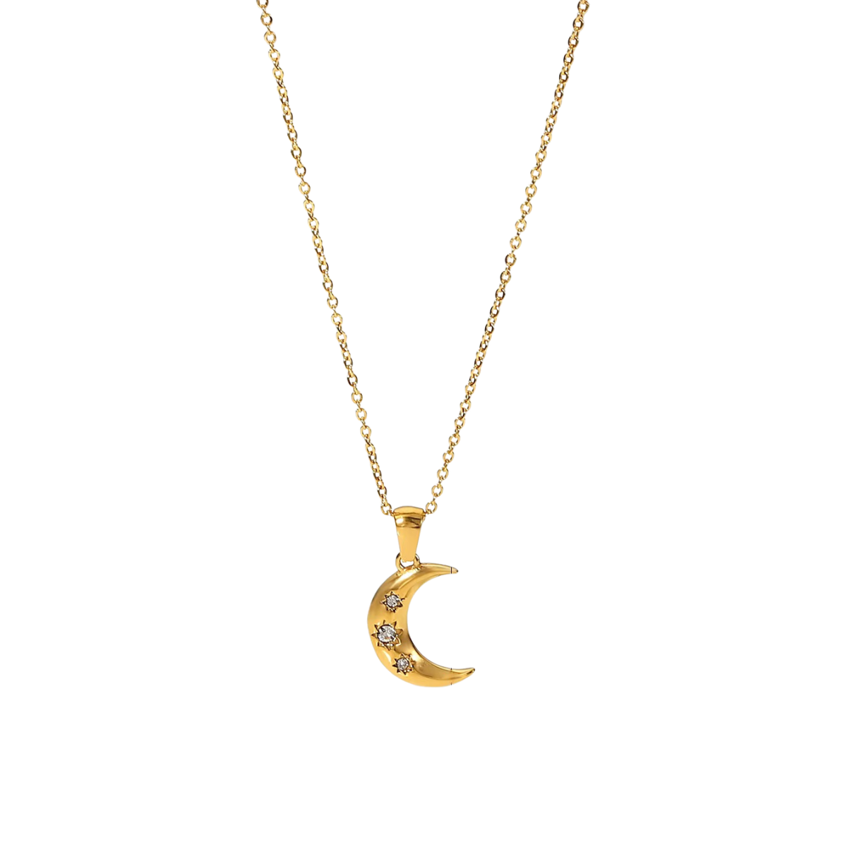 The Celestial Crescent Moon Necklace