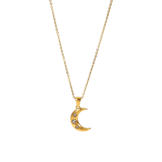 The Celestial Crescent Moon Necklace