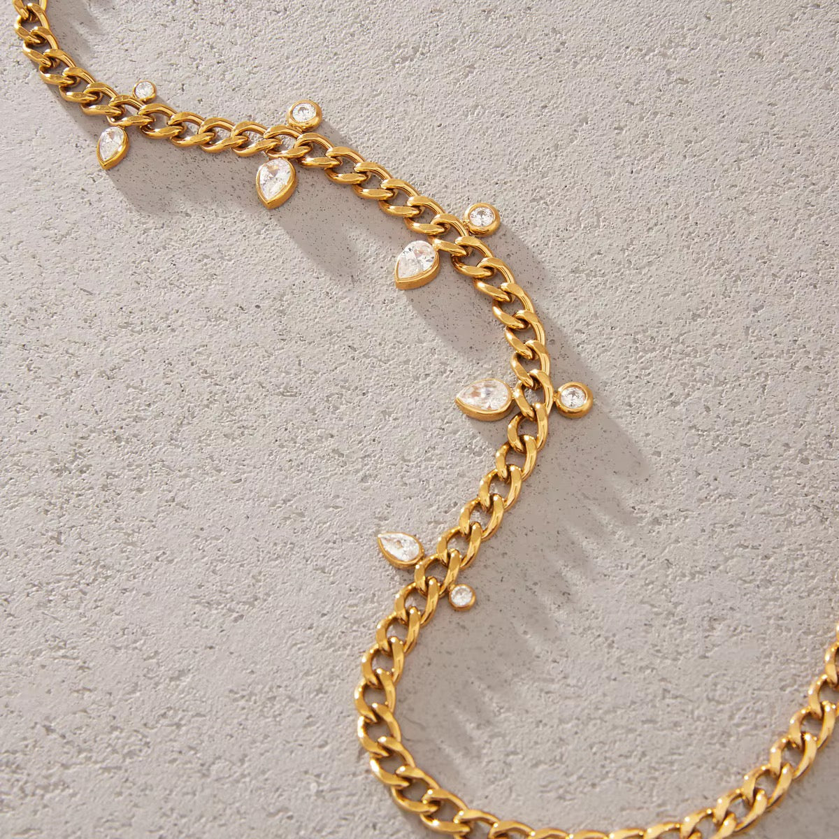 The Seaside Solitaire Drop Necklace