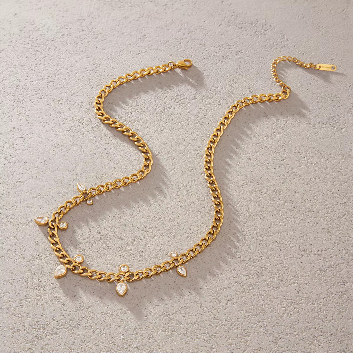 The Seaside Solitaire Drop Necklace